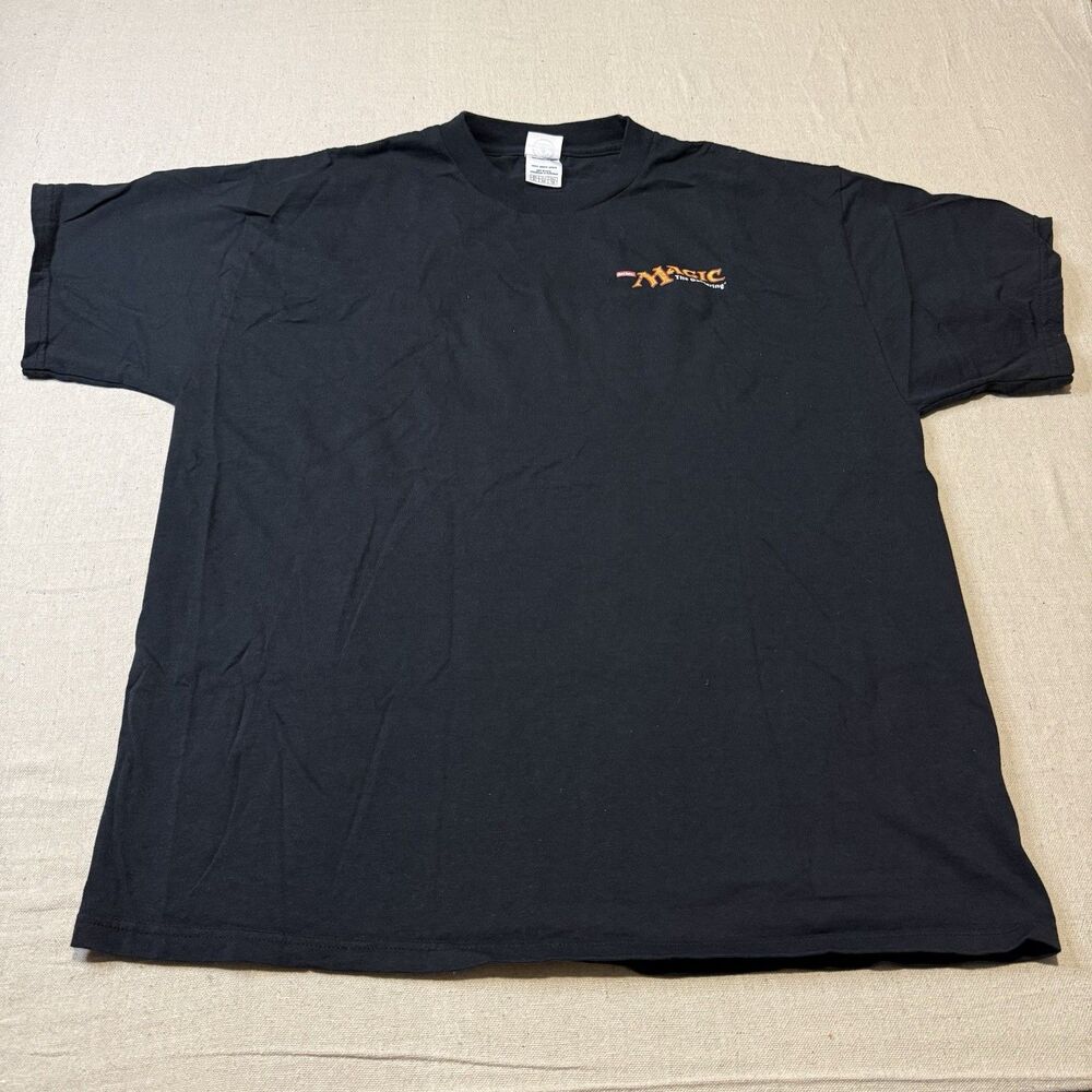 Vintage Y2K Magic The Gathering Beckett Magic magazine Subscriber Promo Tee XL - Picture 2 of 6